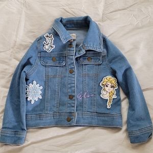 Disney Elsa Girls Jean Jacket